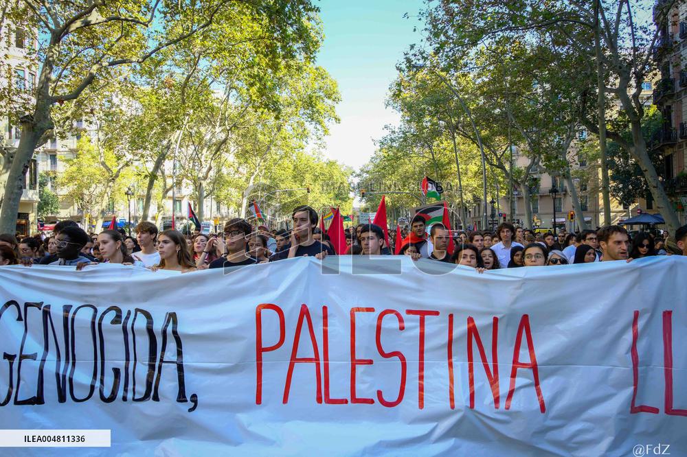 General strike for Palestine - Barcelona