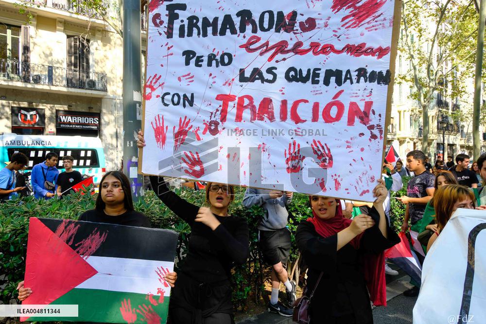 General strike for Palestine - Barcelona