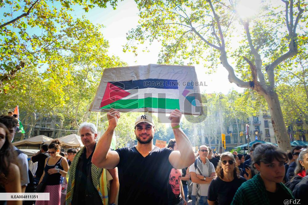 General strike for Palestine - Barcelona