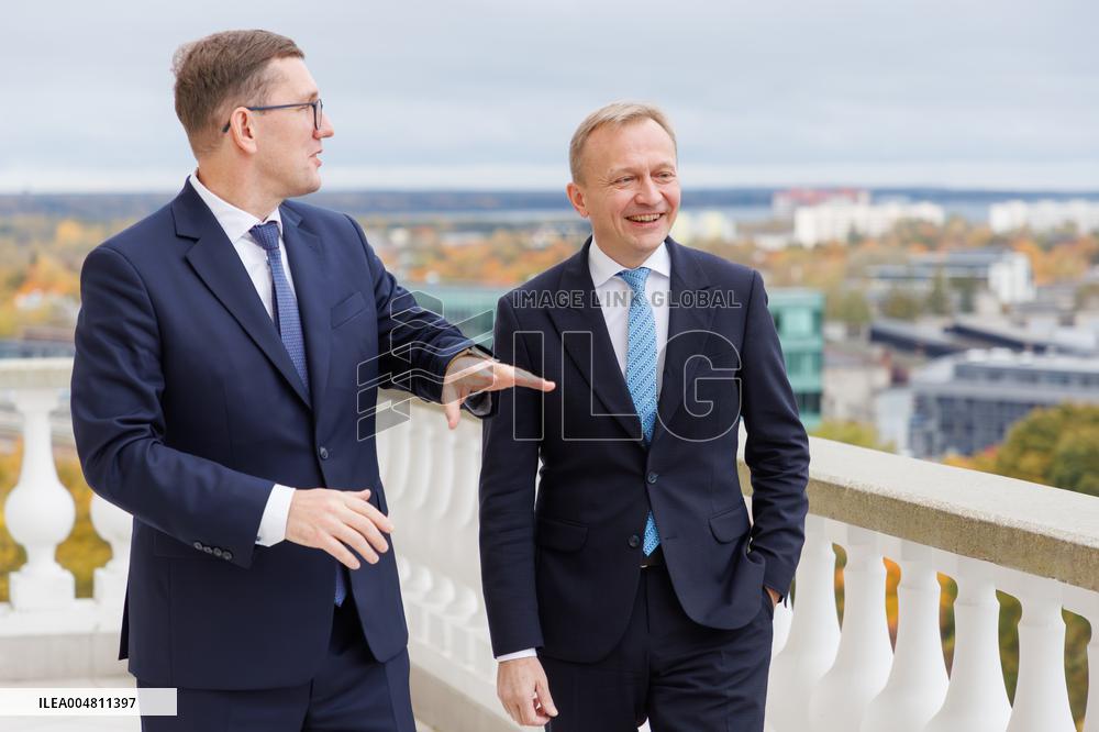 Piotr Serafin met with Estonian PM Kristen Michal