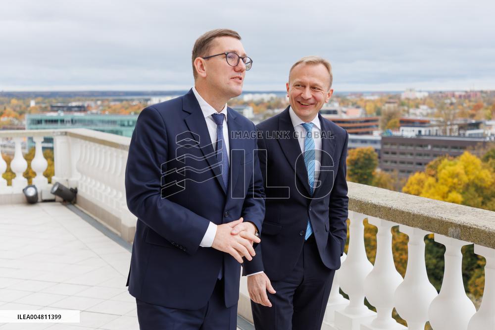 Piotr Serafin met with Estonian PM Kristen Michal