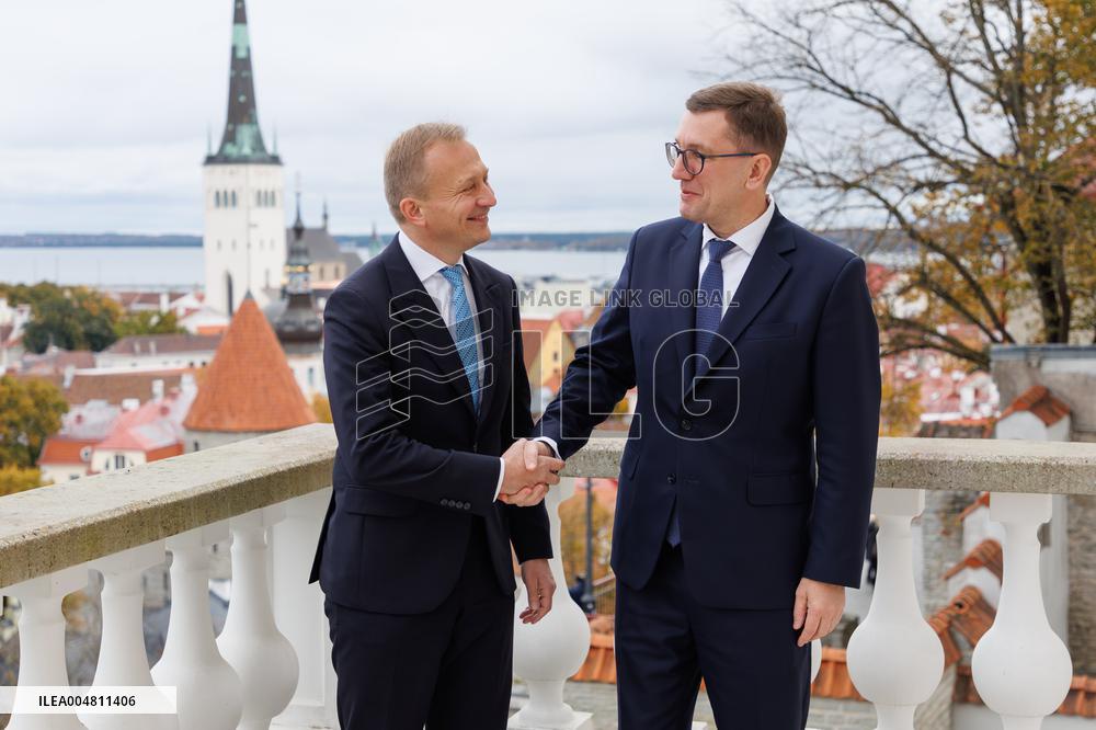 Piotr Serafin met with Estonian PM Kristen Michal