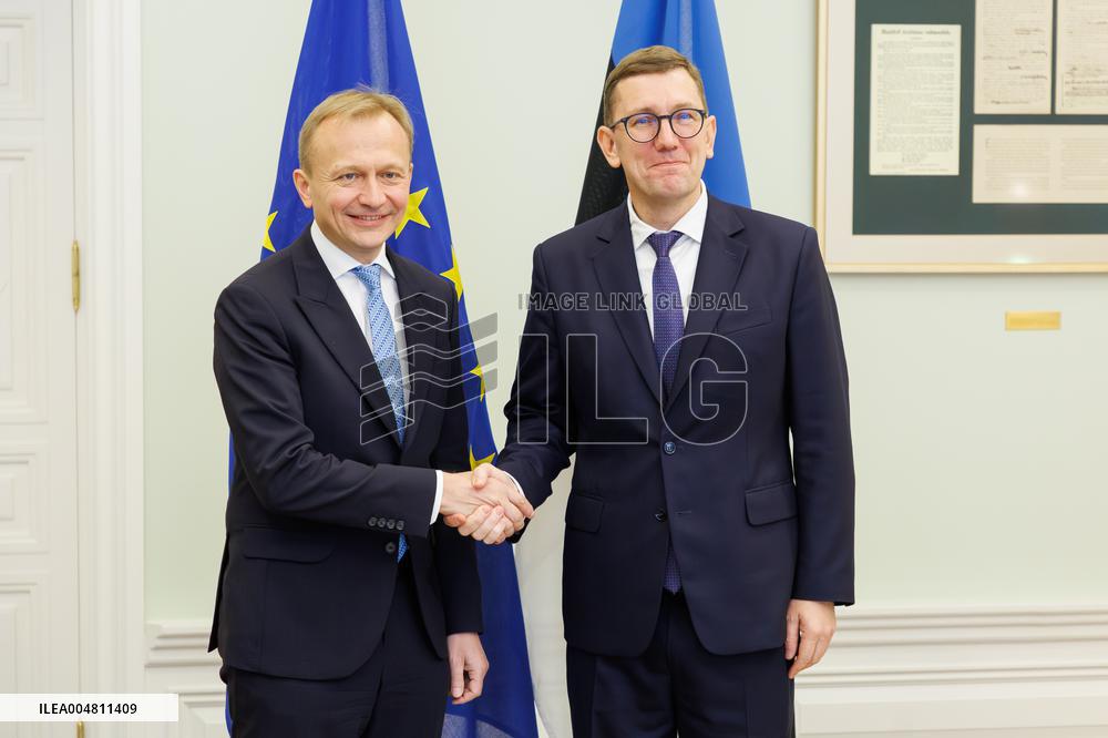 Piotr Serafin met with Estonian PM Kristen Michal