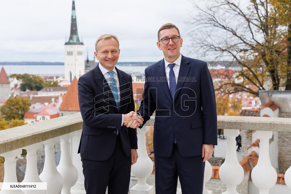 Piotr Serafin met with Estonian PM Kristen Michal