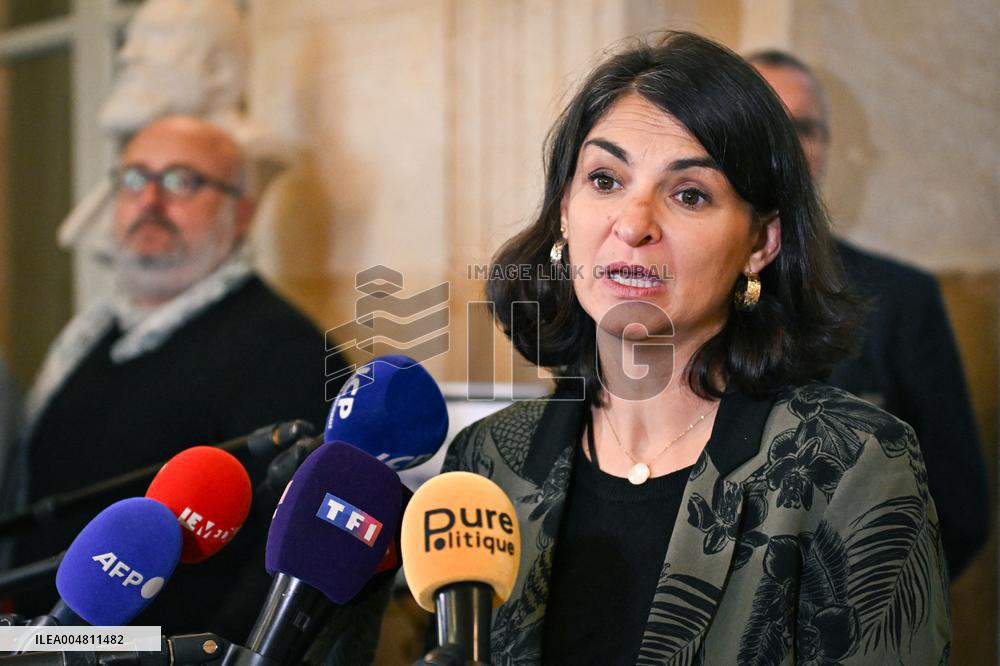 Motion de censure vote at the National Assembly in Paris FA