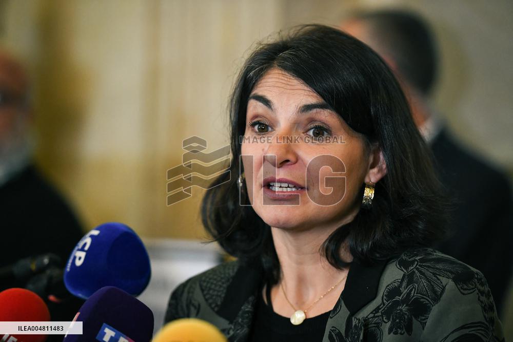 Motion de censure vote at the National Assembly in Paris FA