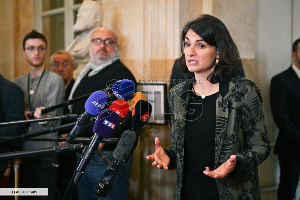Motion de censure vote at the National Assembly in Paris FA