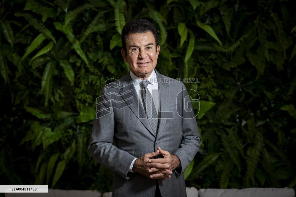 Portraits of the Candidate of the Liberal Party of Honduras Salvador Nasralla - Madrid