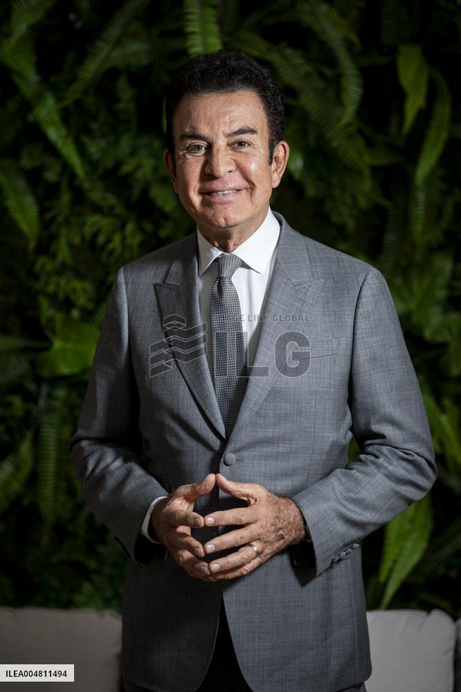 Portraits of the Candidate of the Liberal Party of Honduras Salvador Nasralla - Madrid
