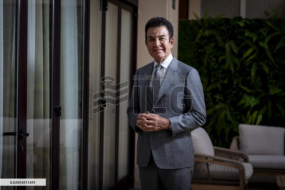 Portraits of the Candidate of the Liberal Party of Honduras Salvador Nasralla - Madrid