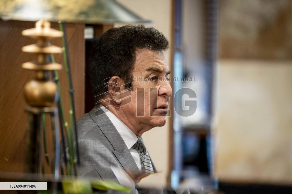Portraits of the Candidate of the Liberal Party of Honduras Salvador Nasralla - Madrid