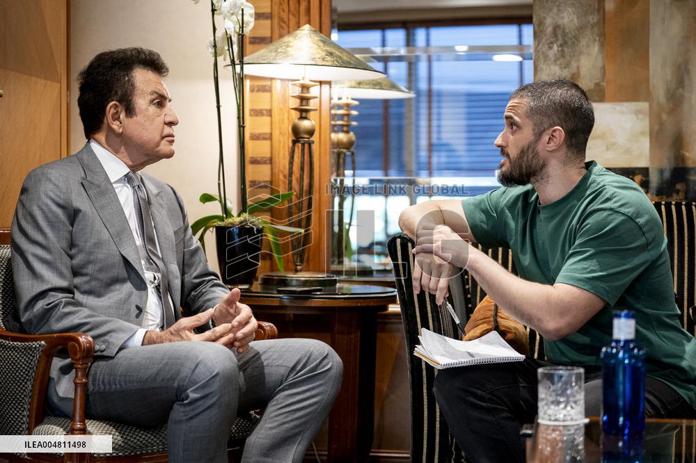 Portraits of the Candidate of the Liberal Party of Honduras Salvador Nasralla - Madrid