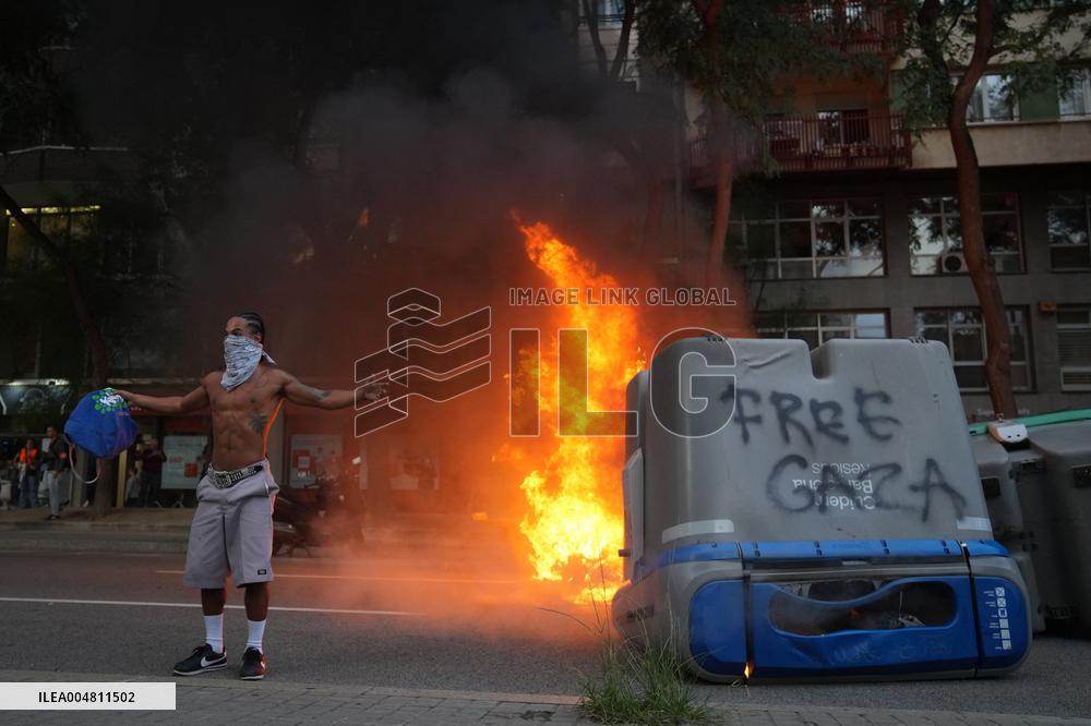 Unitary Demonstration in Barcelona in Favor of Palestine - Barcelona