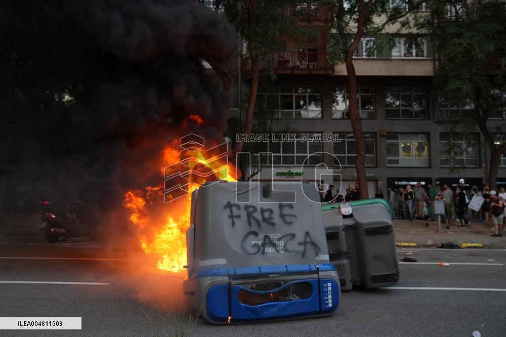 Unitary Demonstration in Barcelona in Favor of Palestine - Barcelona