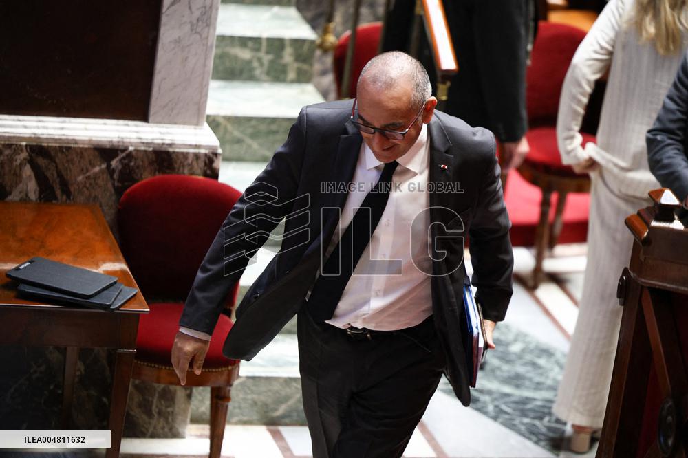 No-Confidence Motion Against Prime Minister Lecornu Government - Vote - Paris