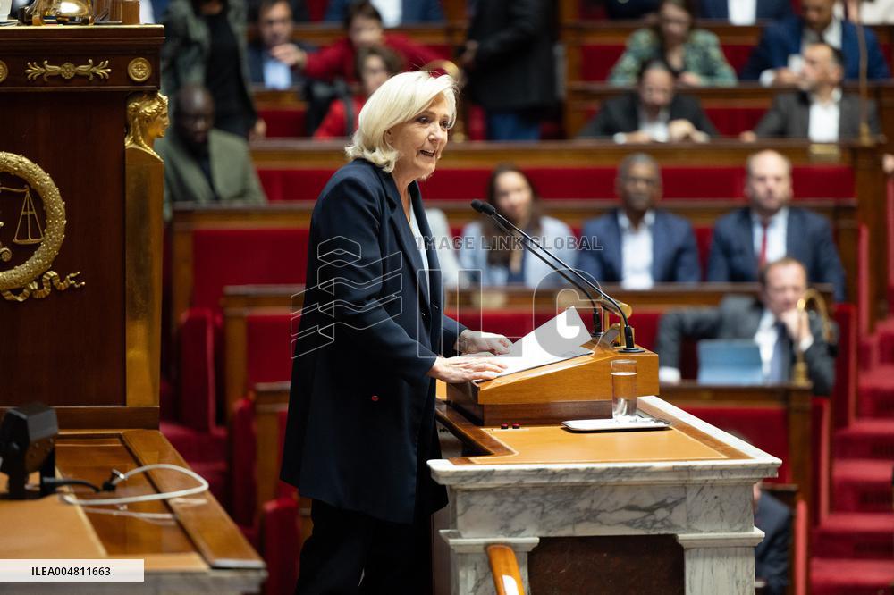 No-confidence motion against Prime Minister Lecornu government - Paris