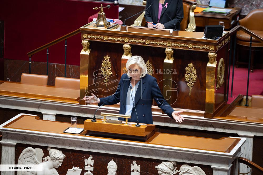 No-confidence motion against Prime Minister Lecornu government - Paris
