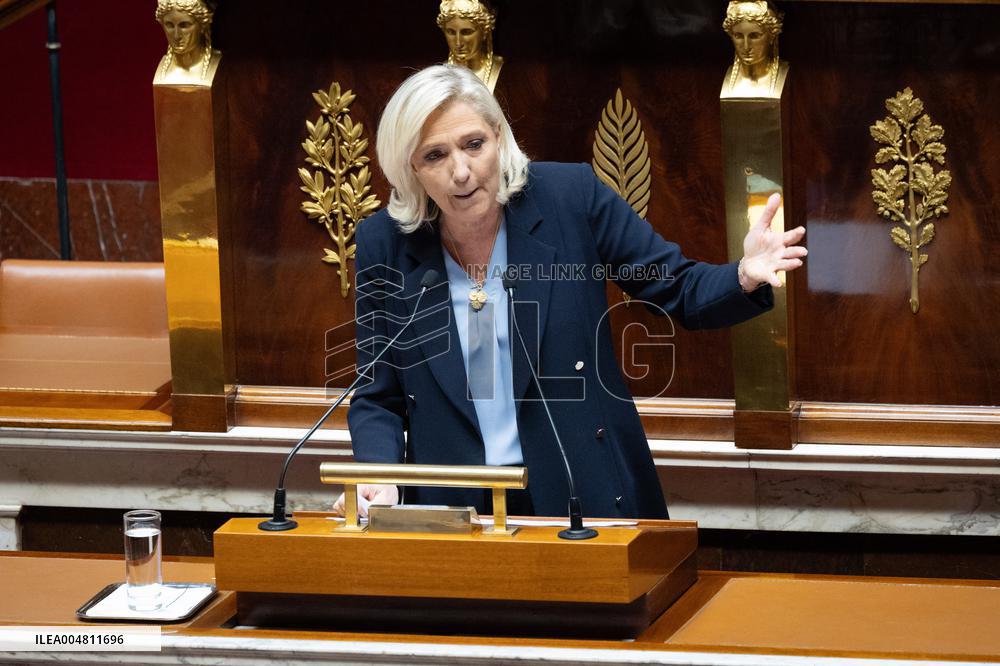 No-confidence motion against Prime Minister Lecornu government - Paris