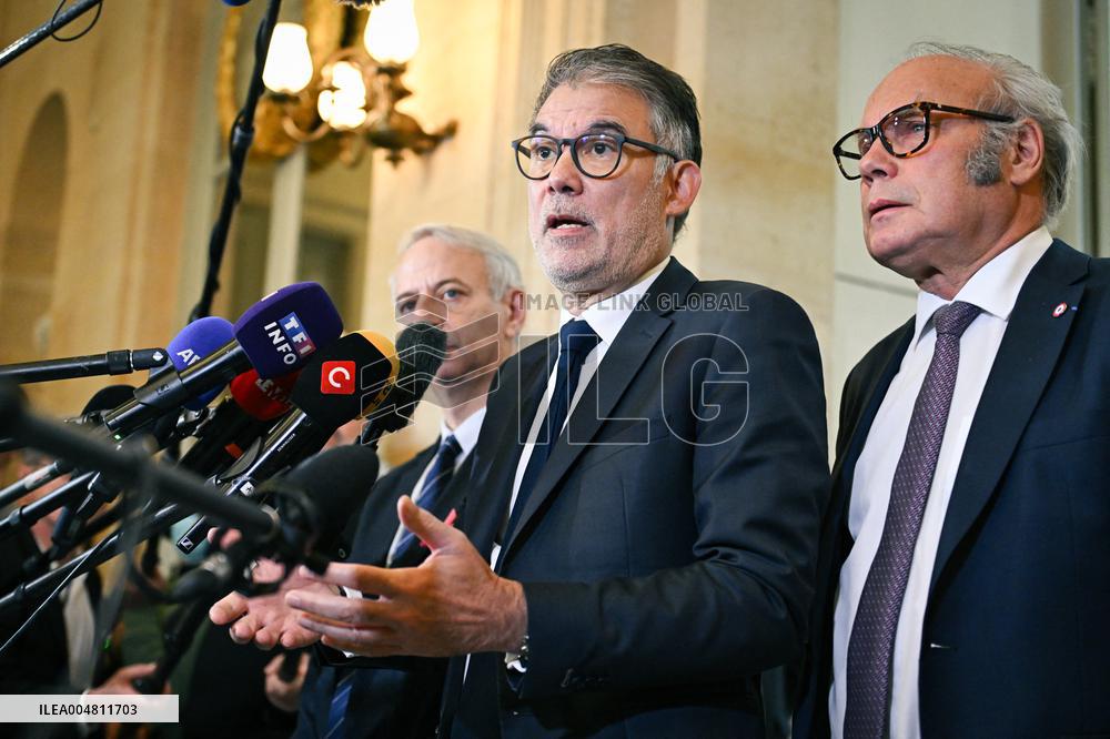 Motion de censure vote at the National Assembly in Paris FA