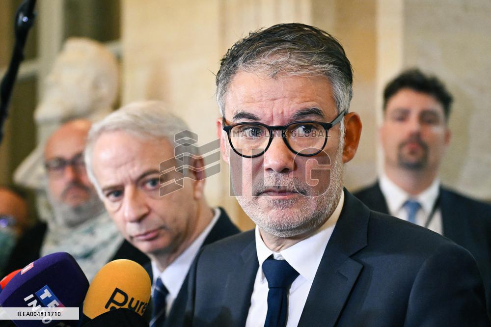 Motion de censure vote at the National Assembly in Paris FA