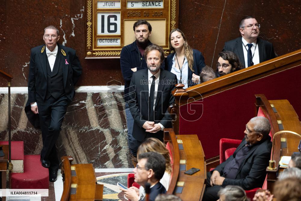 No-confidence motion against Prime Minister Lecornu government - Paris