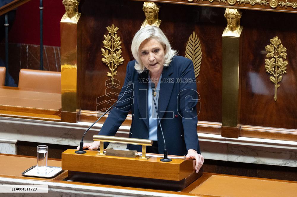 No-confidence motion against Prime Minister Lecornu government - Paris