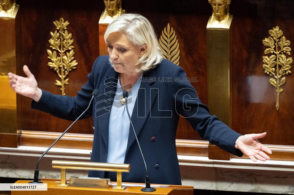 No-confidence motion against Prime Minister Lecornu government - Paris