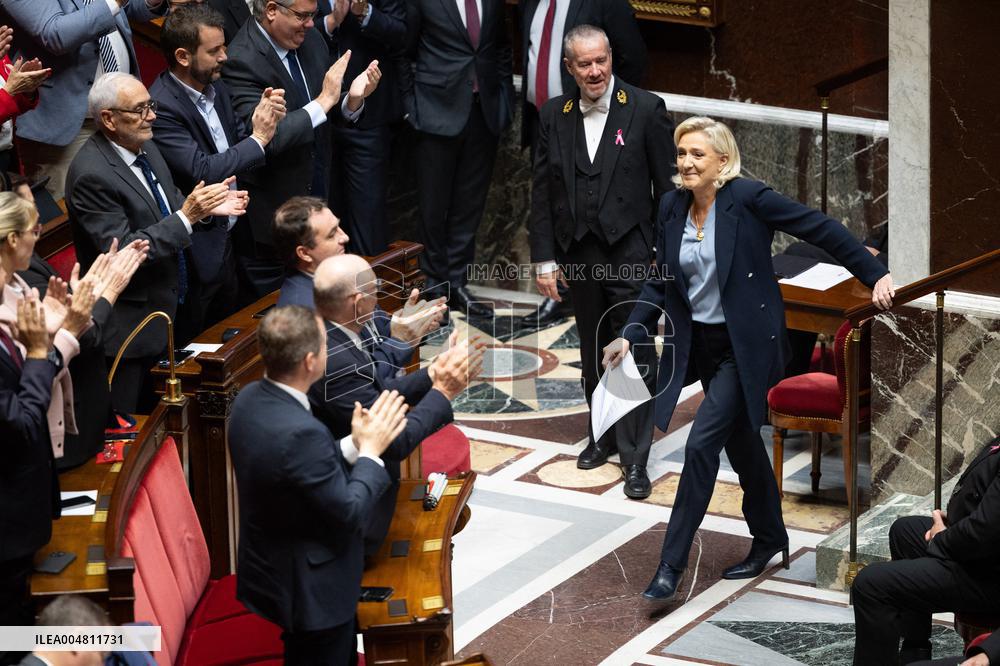 No-confidence motion against Prime Minister Lecornu government - Paris