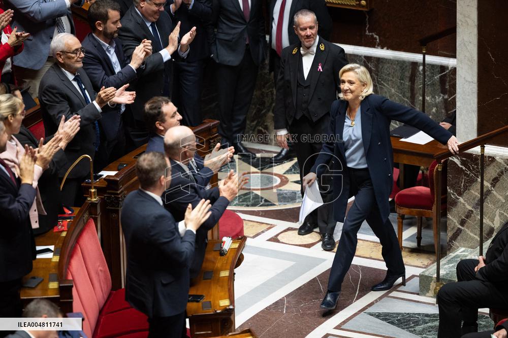 No-confidence motion against Prime Minister Lecornu government - Paris