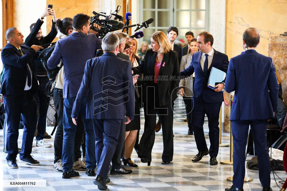 No-Confidence Motion Against Prime Minister Lecornu Government - Vote - Paris