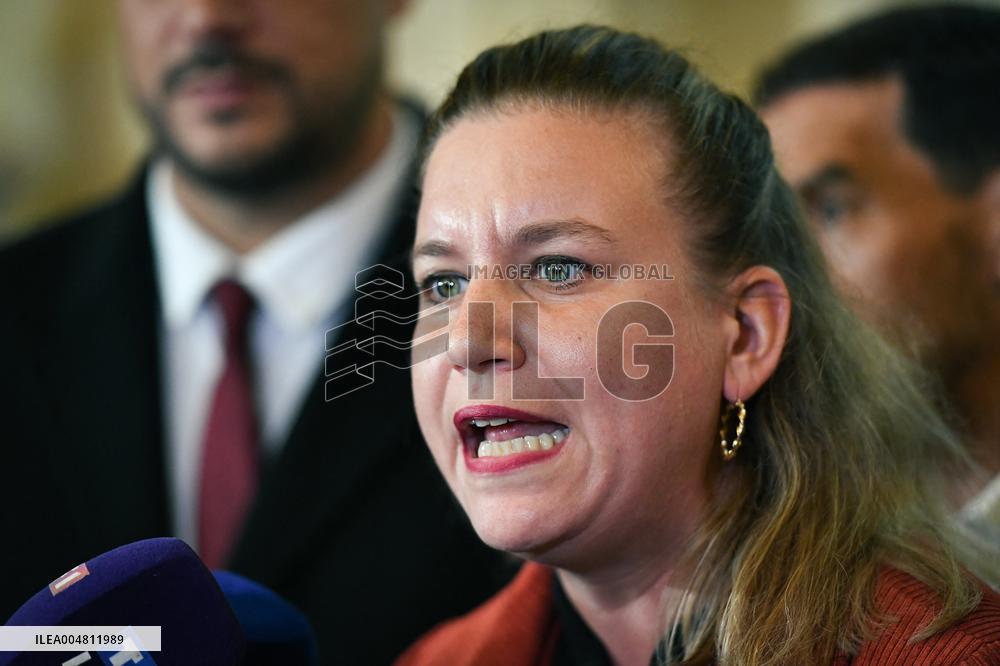 Motion de censure vote at the National Assembly in Paris FA