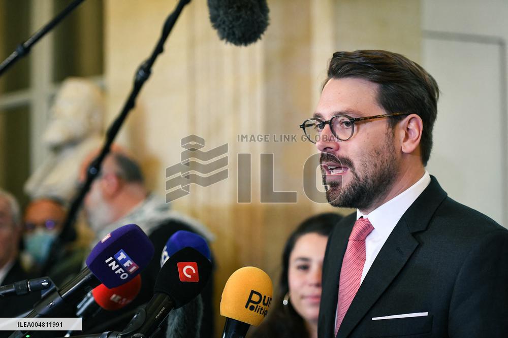 Motion de censure vote at the National Assembly in Paris FA