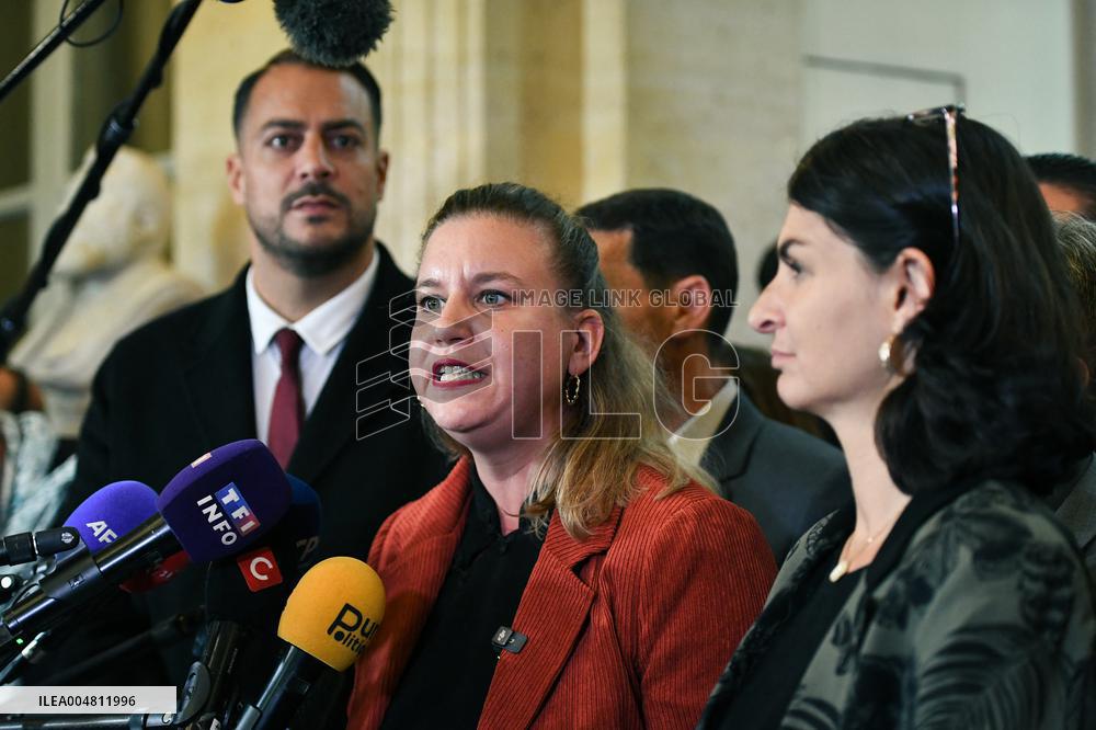 Motion de censure vote at the National Assembly in Paris FA