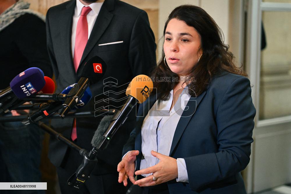 Motion de censure vote at the National Assembly in Paris FA