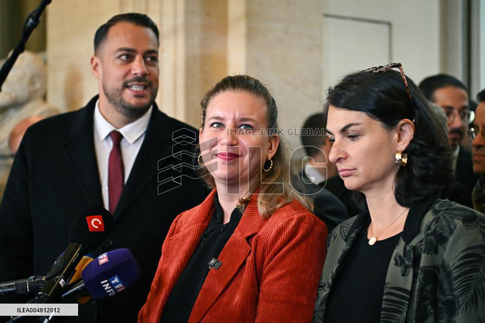 Motion de censure vote at the National Assembly in Paris FA