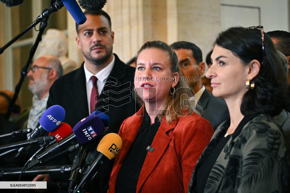 Motion de censure vote at the National Assembly in Paris FA