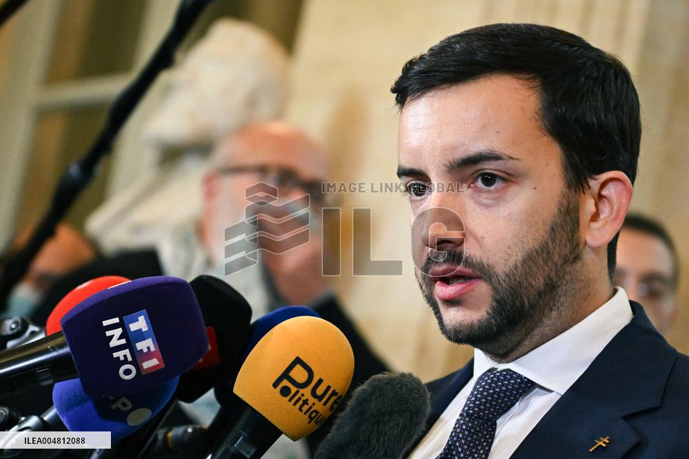 Motion de censure vote at the National Assembly in Paris FA