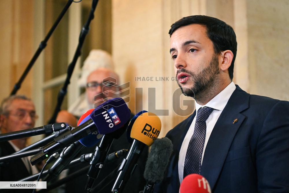 Motion de censure vote at the National Assembly in Paris FA