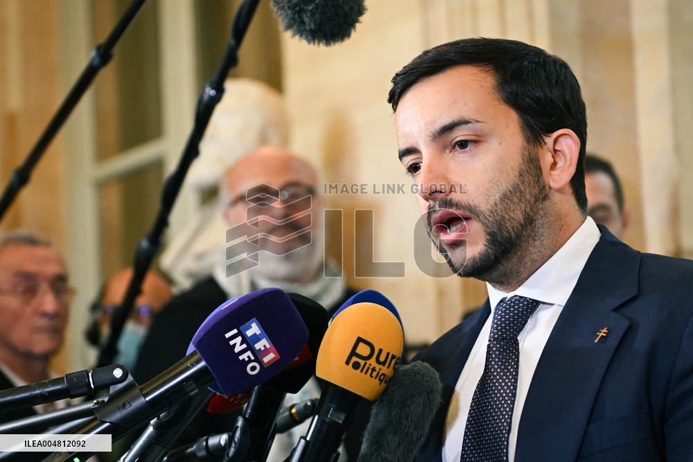 Motion de censure vote at the National Assembly in Paris FA