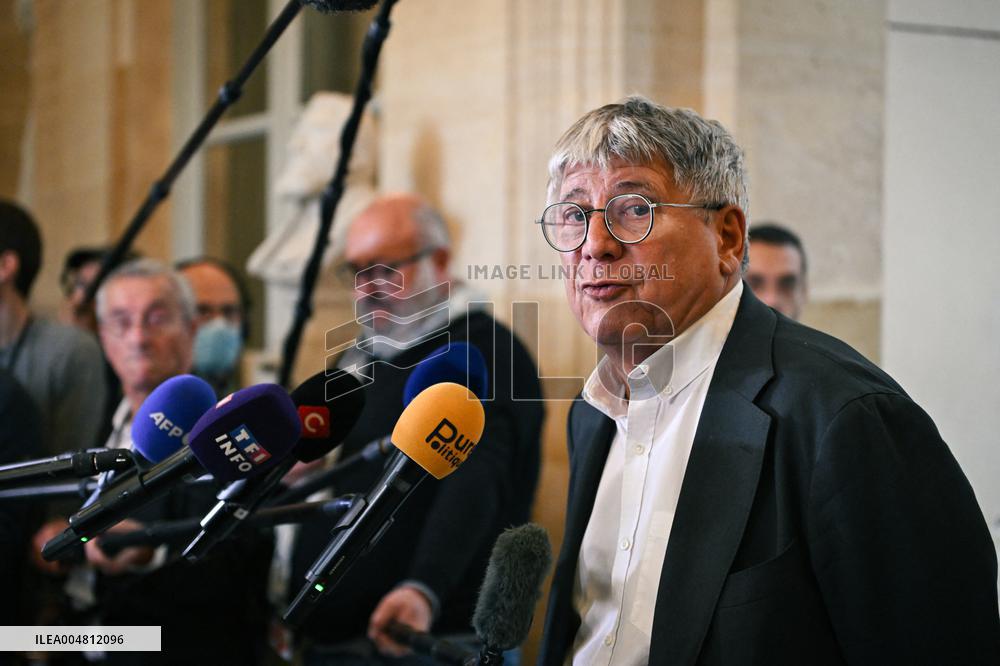 Motion de censure vote at the National Assembly in Paris FA