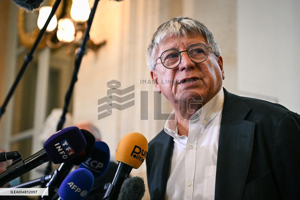 Motion de censure vote at the National Assembly in Paris FA