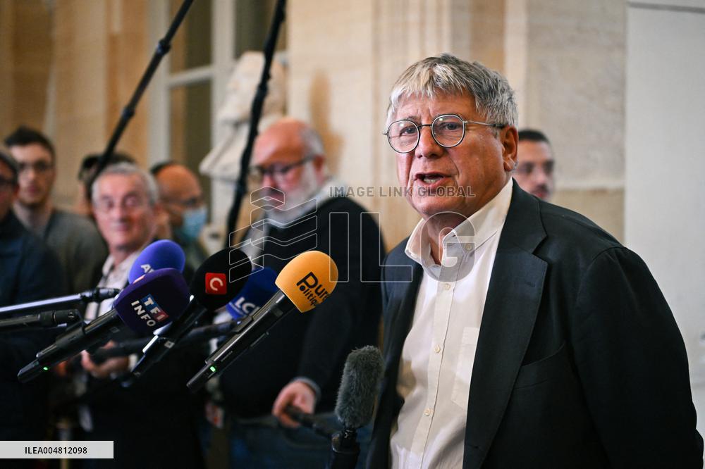 Motion de censure vote at the National Assembly in Paris FA