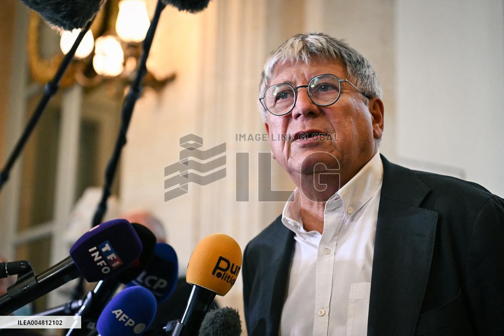 Motion de censure vote at the National Assembly in Paris FA