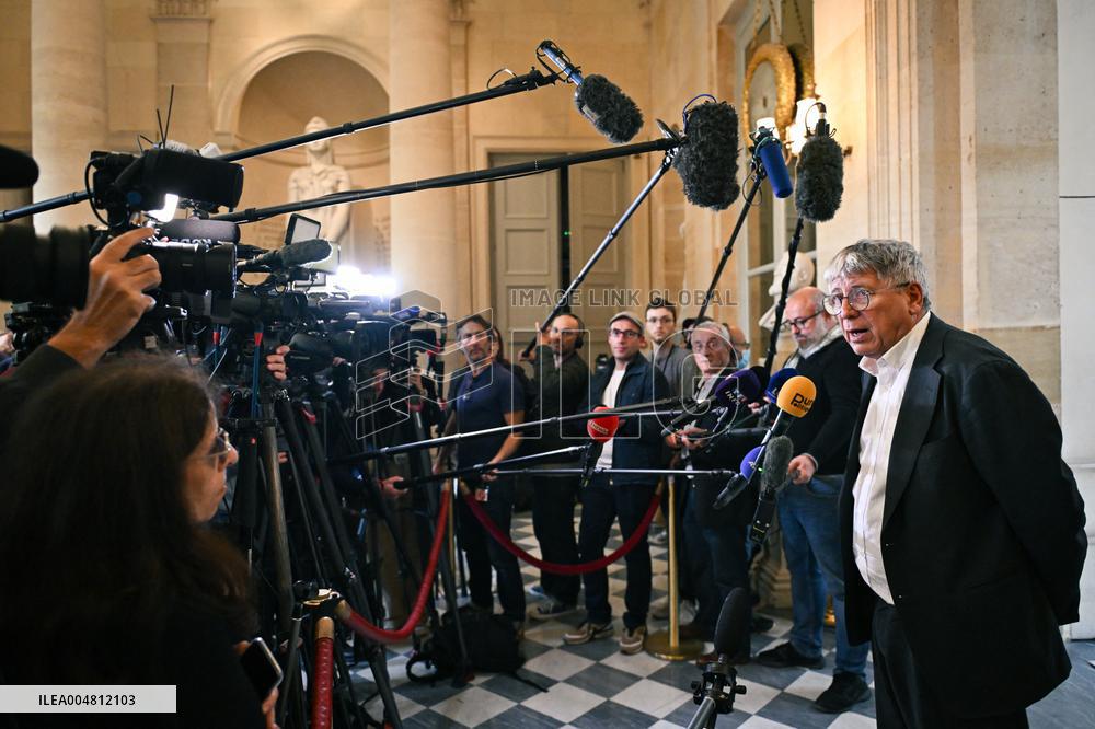 Motion de censure vote at the National Assembly in Paris FA