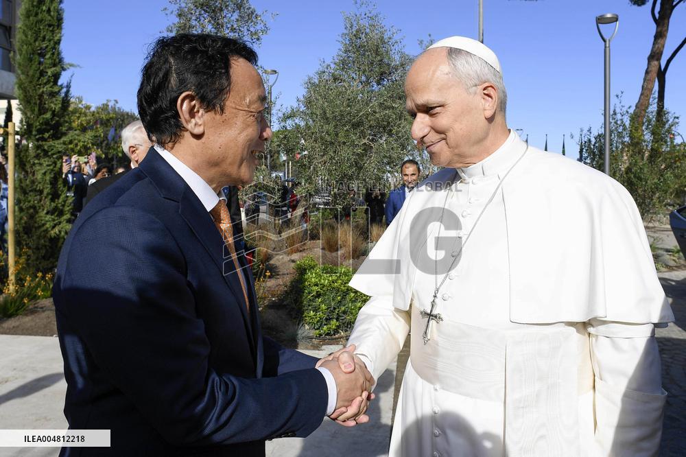 Pope Leo XIV Visits FAO on World Food Day - Rome