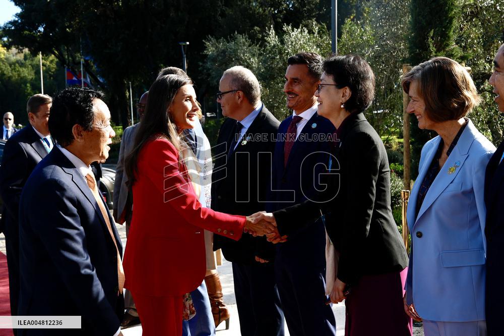 Queen Letizia Attends World Food Day 2025 Ceremony - Rome