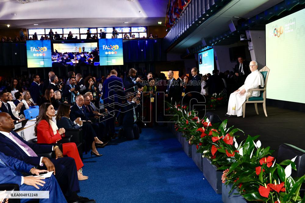 Queen Letizia Attends World Food Day 2025 Ceremony - Rome