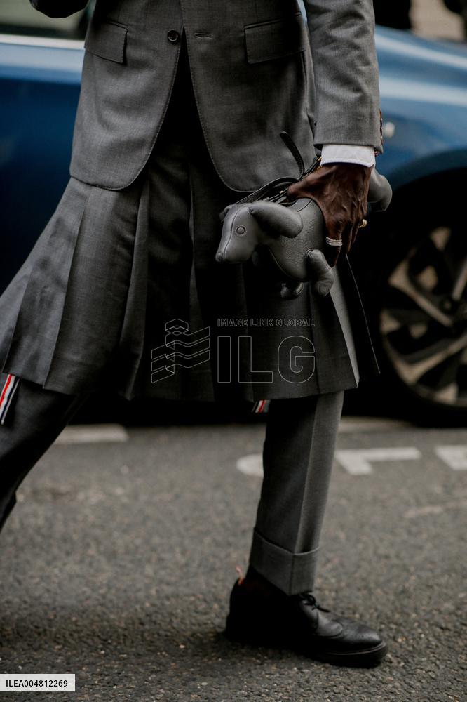 PFW - Thom Browne Arrivals