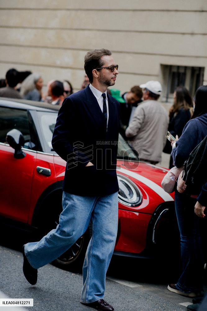 PFW - Thom Browne Arrivals