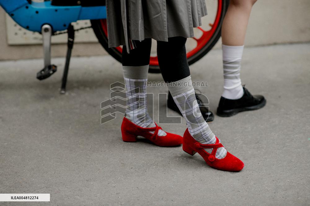 PFW - Thom Browne Arrivals